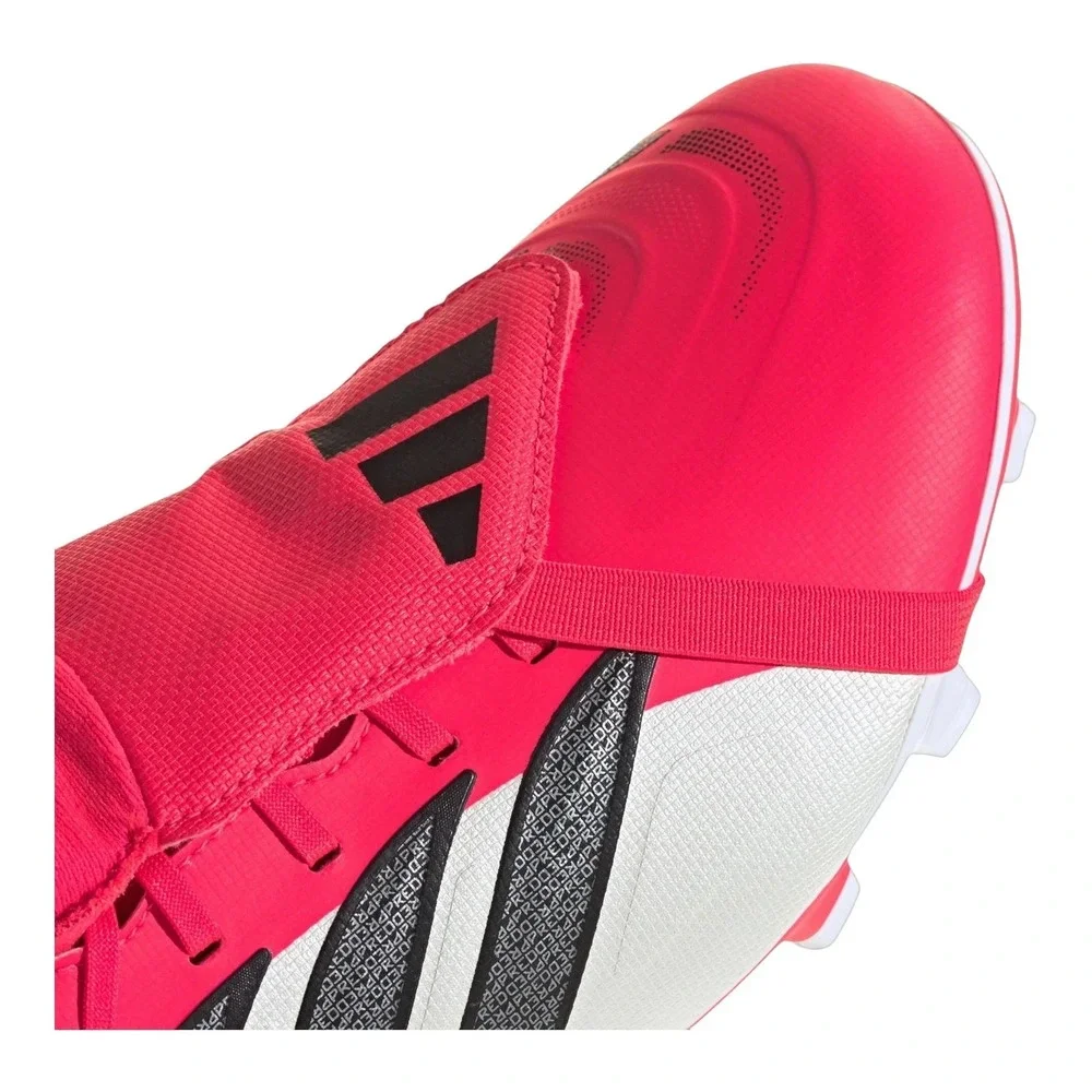 Mens Size 9.5-ADIDAS PREDATOR CLUB FT FG/MG Soccer Cleats White/Red/Black JS0346